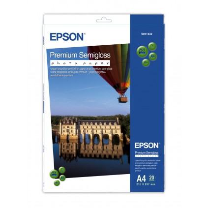 Epson A3 Premium Semigloss Photo Paper 250g, 20 sheets