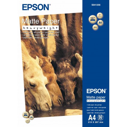 Epson A4 Matte Paper Heavyweight 167g, 50 sheets