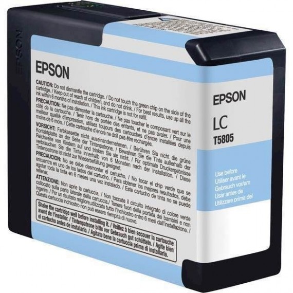 Epson Light Cyan 80ml StylusPro 3800/3880, T5805