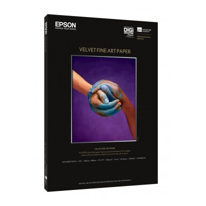 EPSON A2 Velvet Fine Art Paper 25 stk.