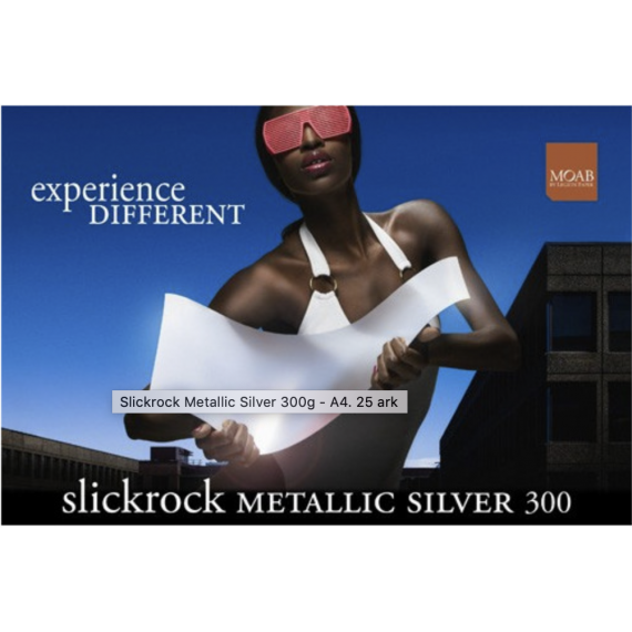 Moab Slickrock Metallic Silver 300g A4 25 ark