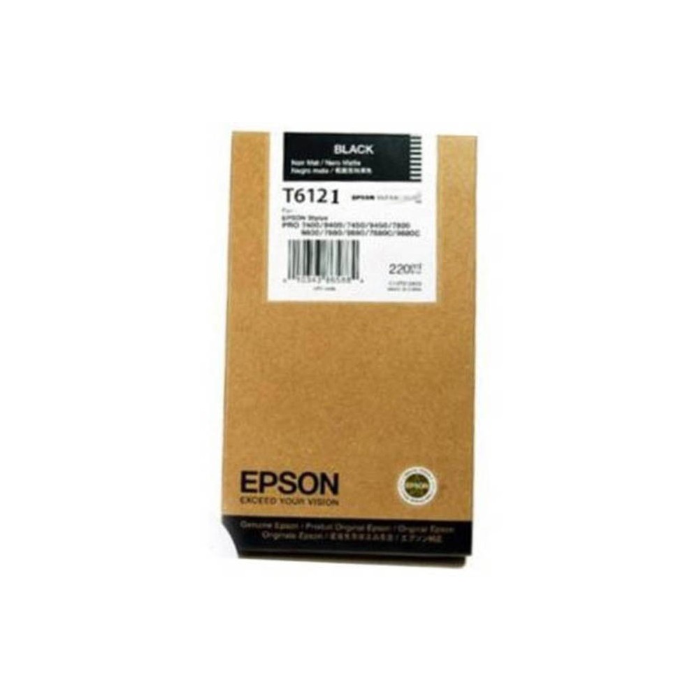 EPSON PHOTO BLACK, 220ml, StylusPro 74xx/78xx/94xx/98xx, T6121