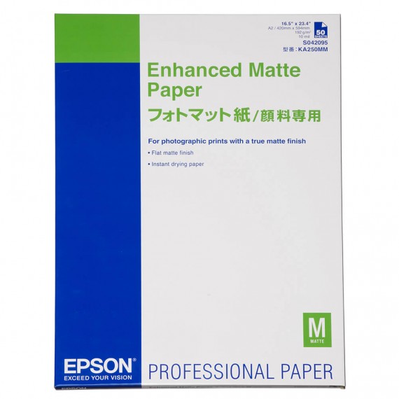 EPSON A2 Enhanced Matte Paper 50 stk.