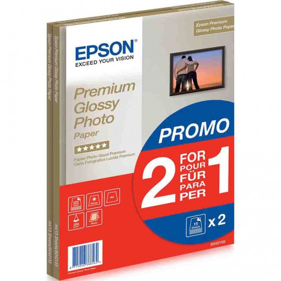 Epson Premium Glossy Paper 255g 30 ark