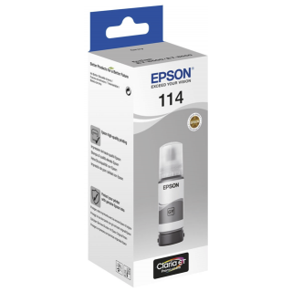 Epson EcoTank 114 Grey, 70 ml flaske for ET-8550
