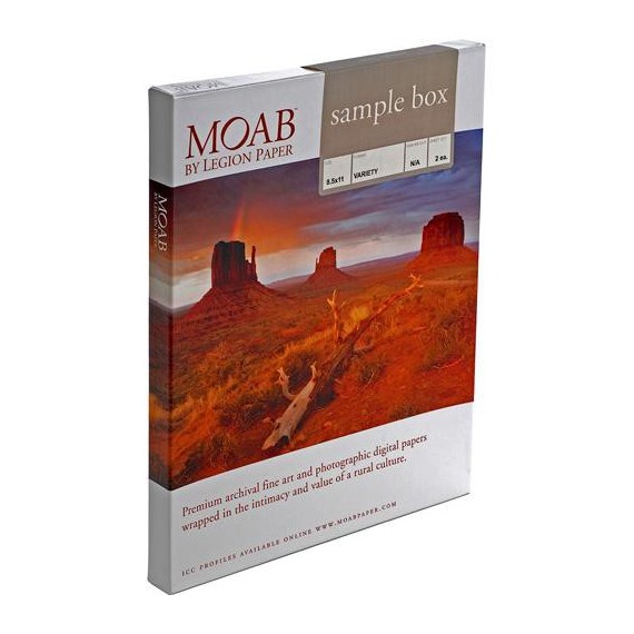 Moab sample box, A4, totalt 20 ark